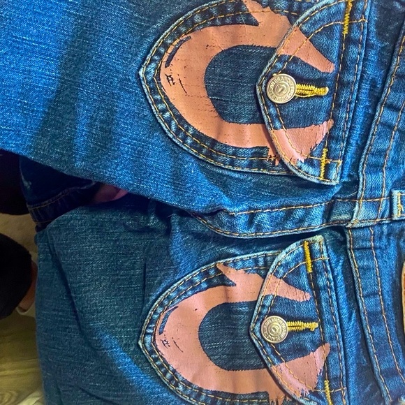 Vintage Girls True Religion Jeans Size 4 - Picture 3 of 6